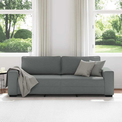 3-Sitzer-Sofa Dunkelgrau 180 cm Stoff