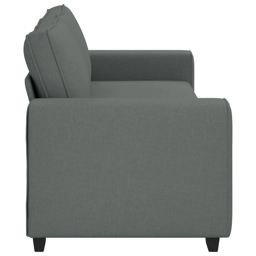 3-Sitzer-Sofa Dunkelgrau 180 cm Stoff