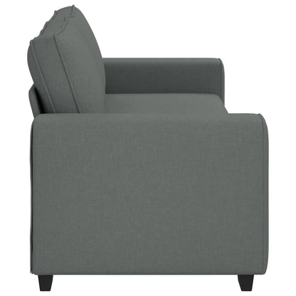 3-Sitzer-Sofa Dunkelgrau 180 cm Stoff