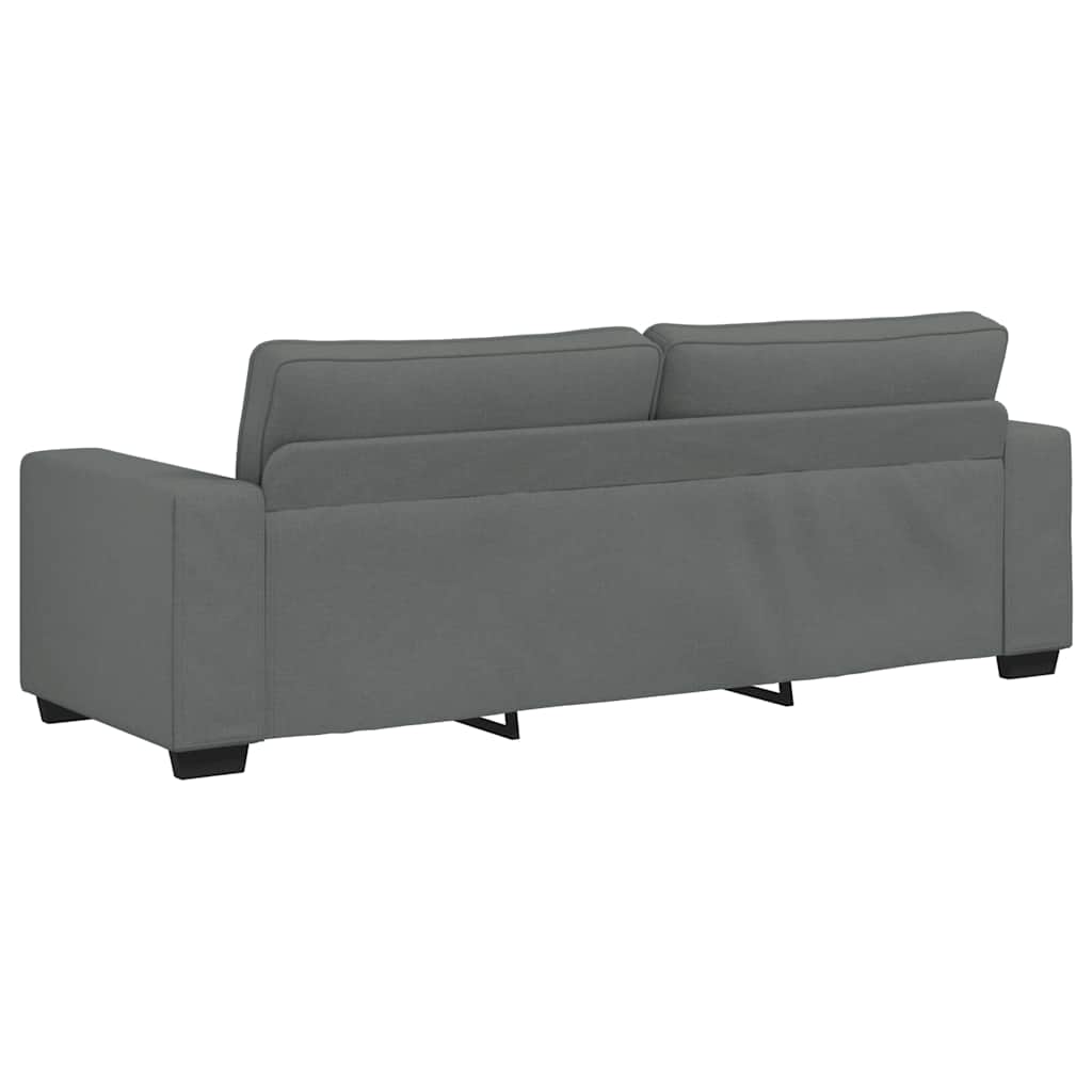 3-Sitzer-Sofa Dunkelgrau 180 cm Stoff
