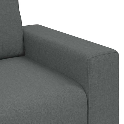 3-Sitzer-Sofa Dunkelgrau 180 cm Stoff