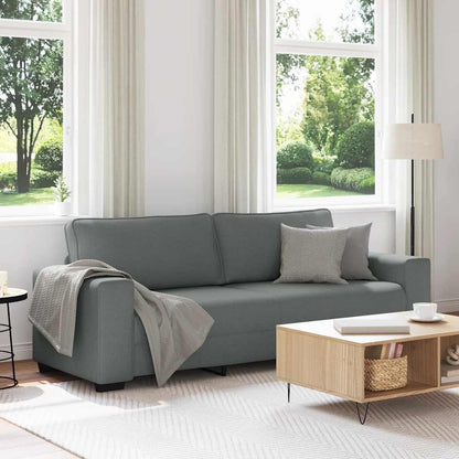3-Sitzer-Sofa Dunkelgrau 180 cm Stoff