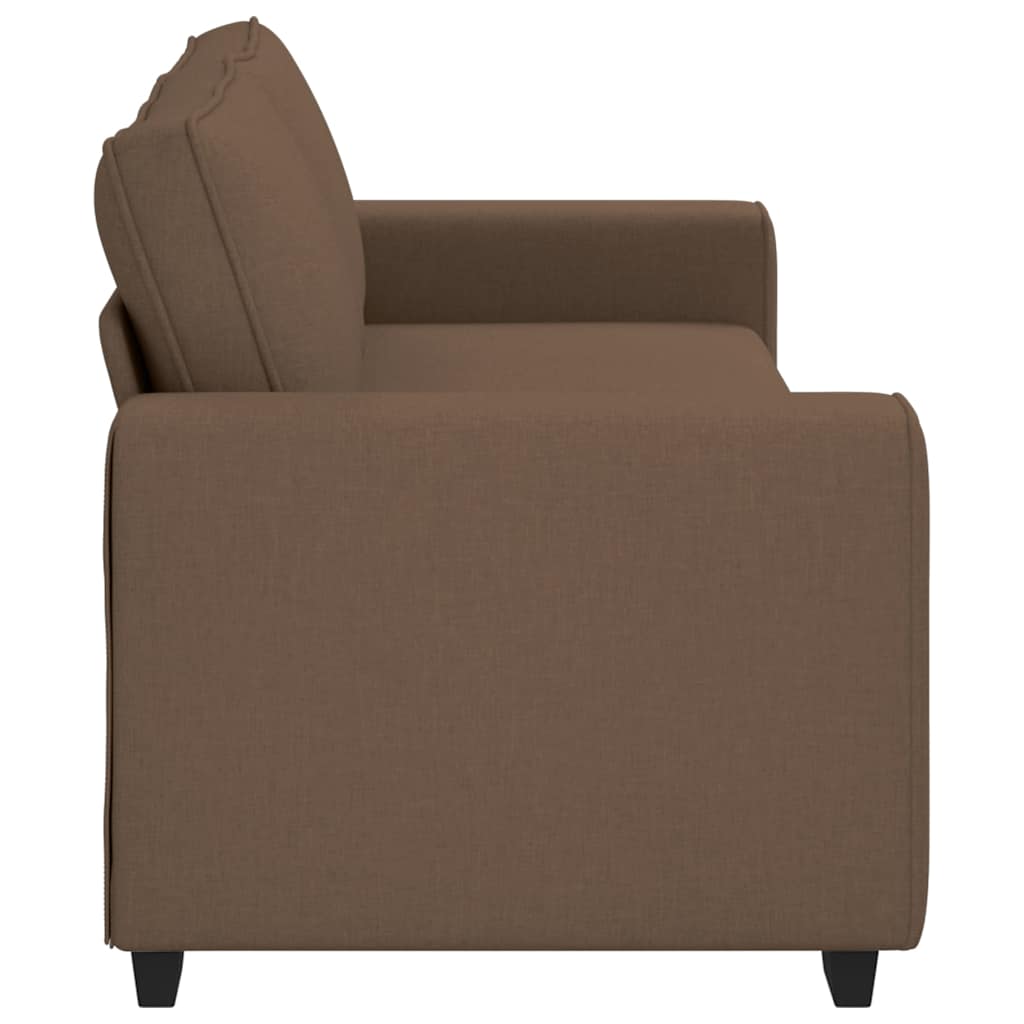 3-Sitzer-Sofa Braun 180 cm Stoff