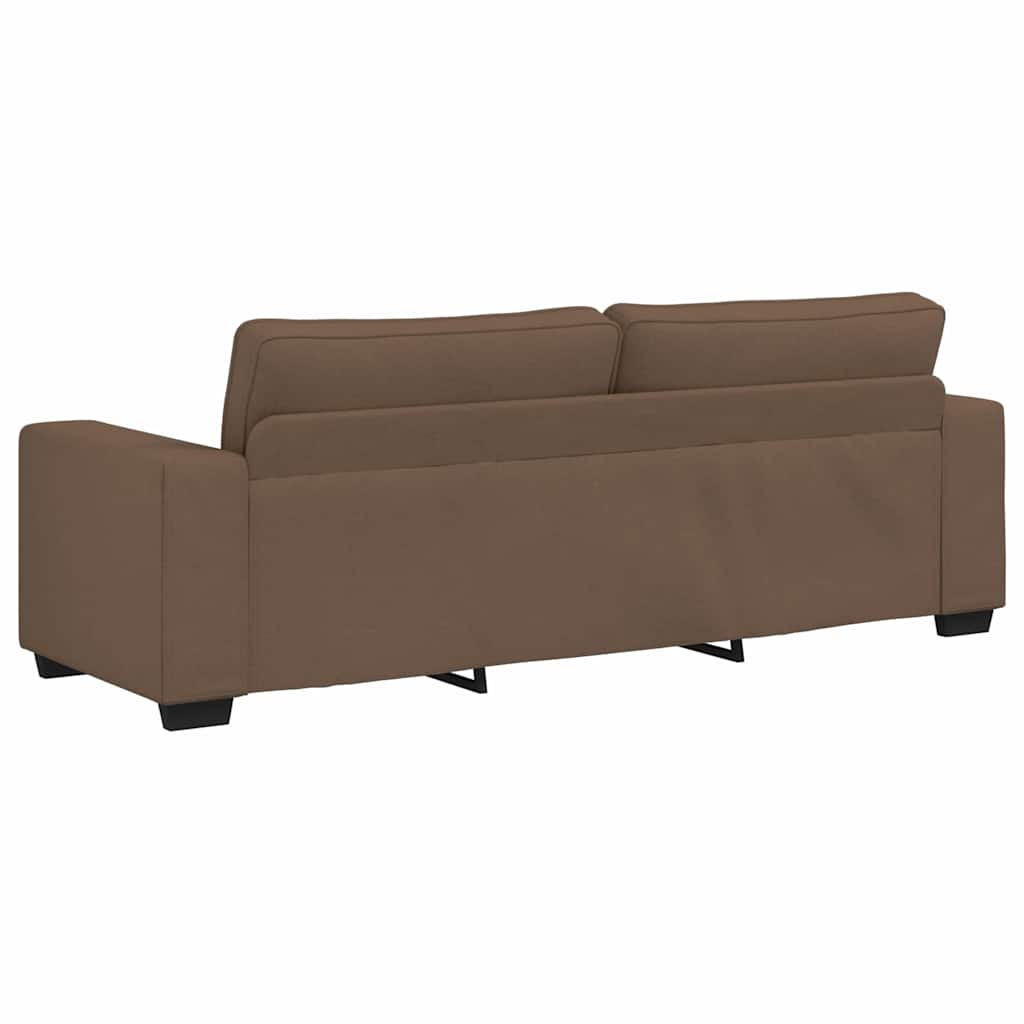 3-Sitzer-Sofa Braun 180 cm Stoff