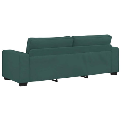 3-Sitzer-Sofa Dunkelgrün 180 cm Stoff