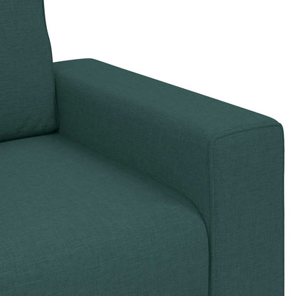 3-Sitzer-Sofa Dunkelgrün 180 cm Stoff