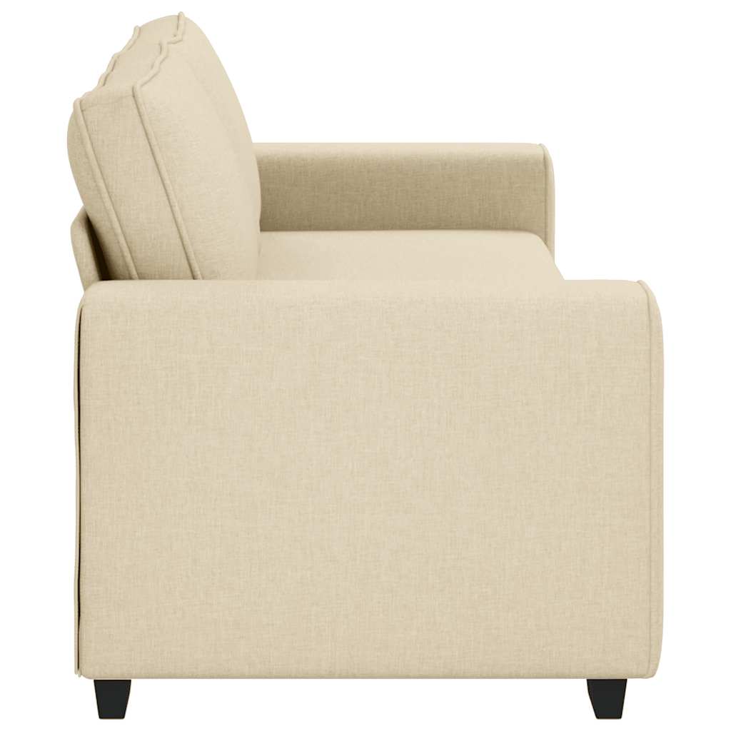 3-Sitzer-Sofa Creme 180 cm Stoff