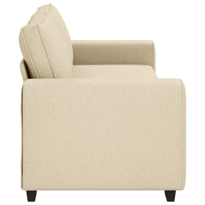 3-Sitzer-Sofa Creme 180 cm Stoff
