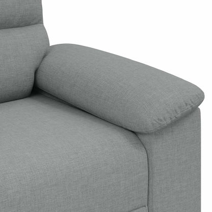 2-Sitzer-Sofa Hellgrau 120 cm Stoff