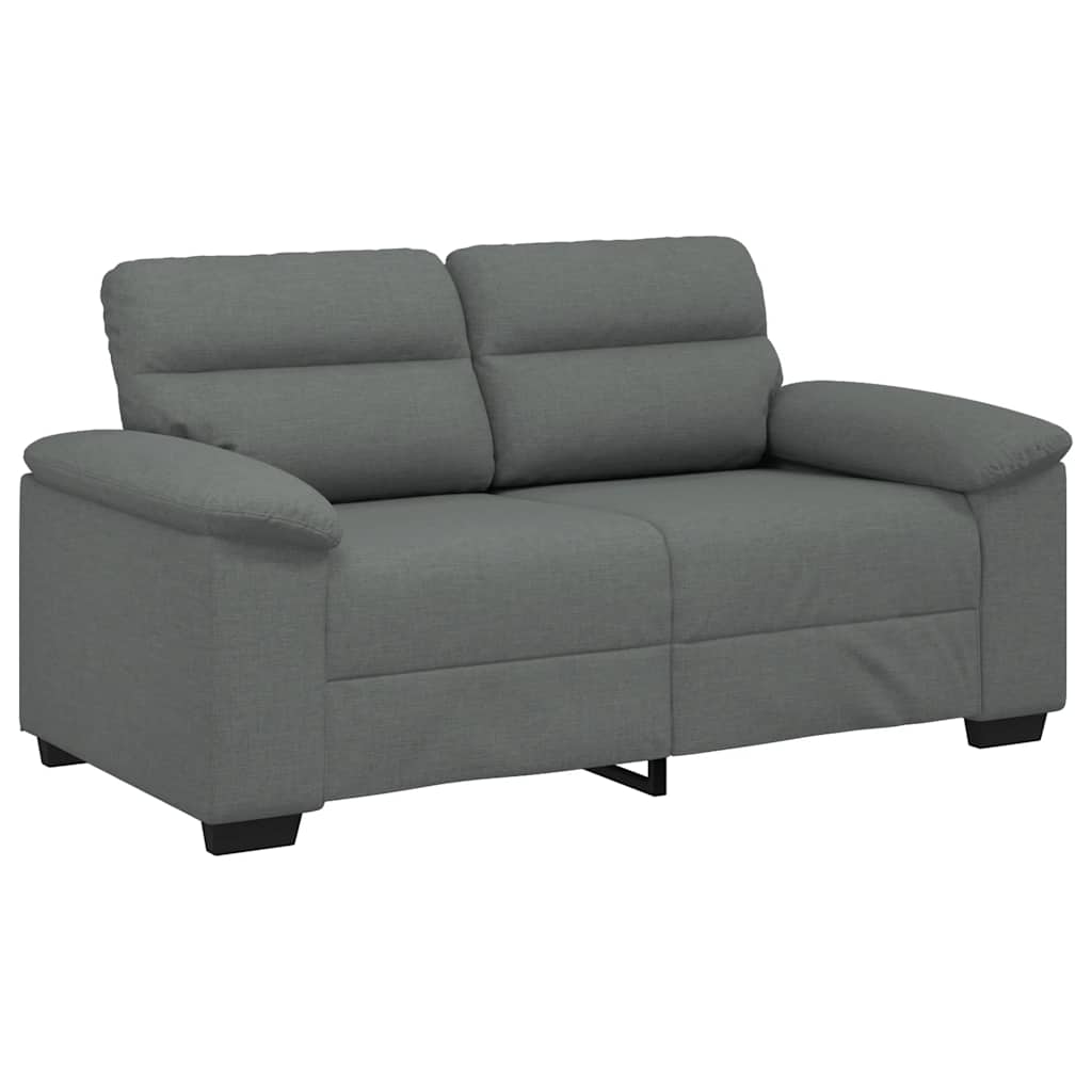 2-Sitzer-Sofa Dunkelgrau 120 cm Stoff