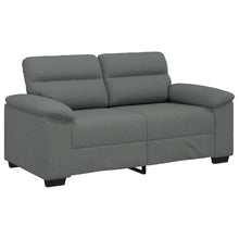 2-Sitzer-Sofa Dunkelgrau 120 cm Stoff