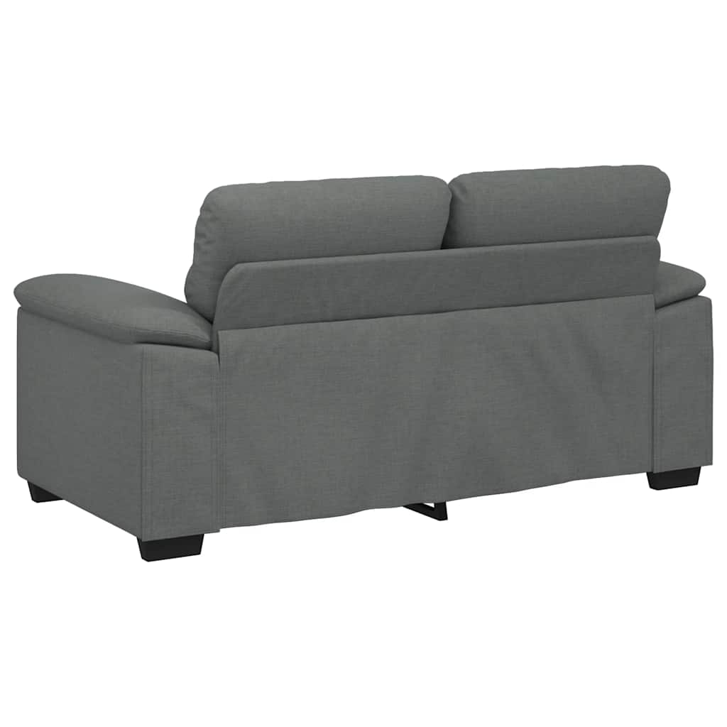2-Sitzer-Sofa Dunkelgrau 120 cm Stoff