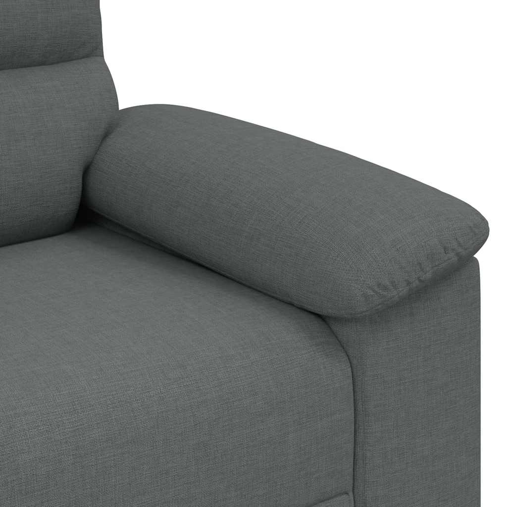 2-Sitzer-Sofa Dunkelgrau 120 cm Stoff
