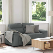 2-Sitzer-Sofa Dunkelgrau 120 cm Stoff