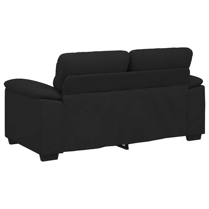 2-Sitzer-Sofa Schwarz 120 cm Stoff