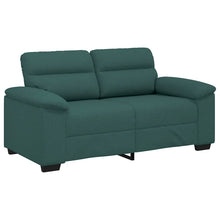 2-Sitzer-Sofa Dunkelgrün 120 cm Stoff