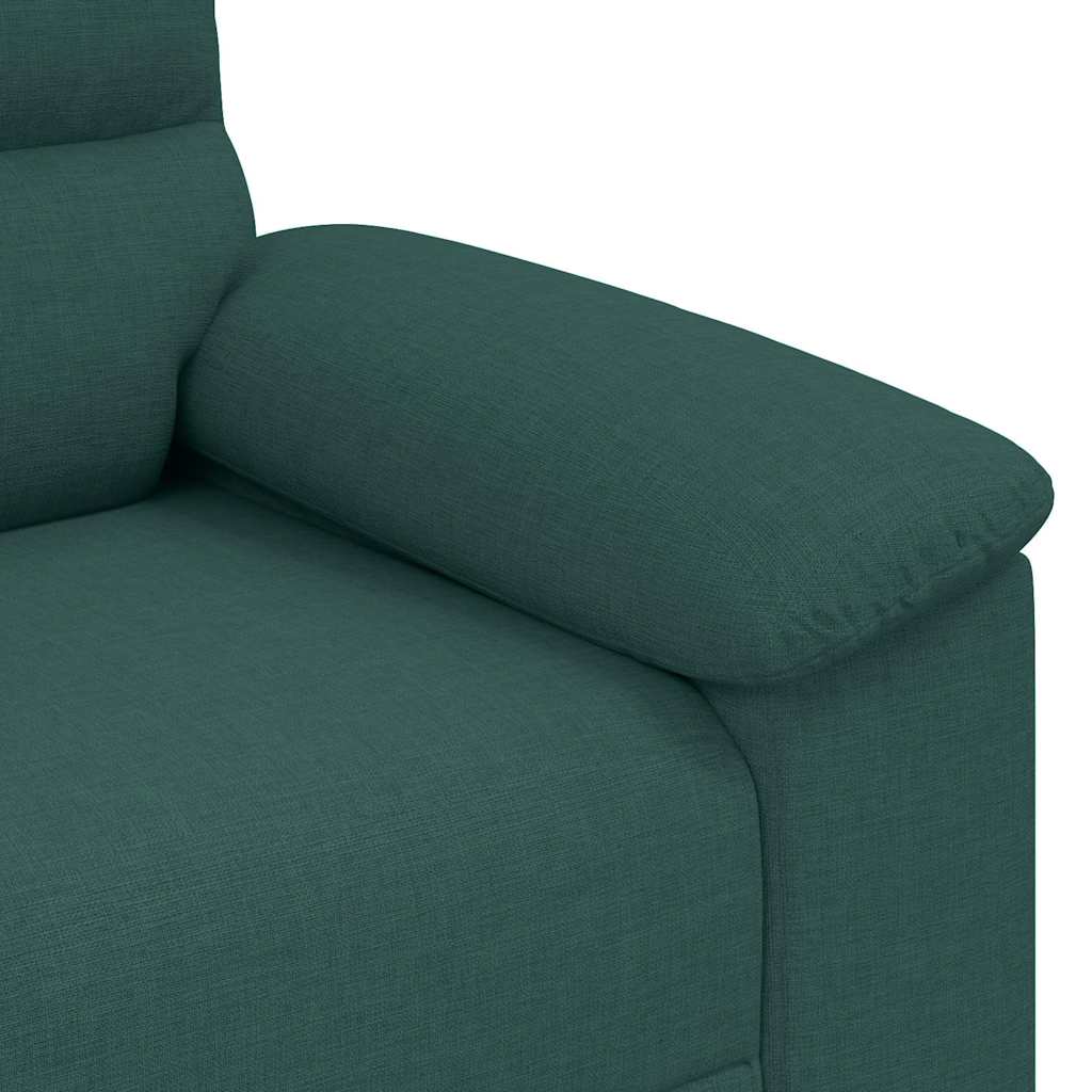 2-Sitzer-Sofa Dunkelgrün 120 cm Stoff
