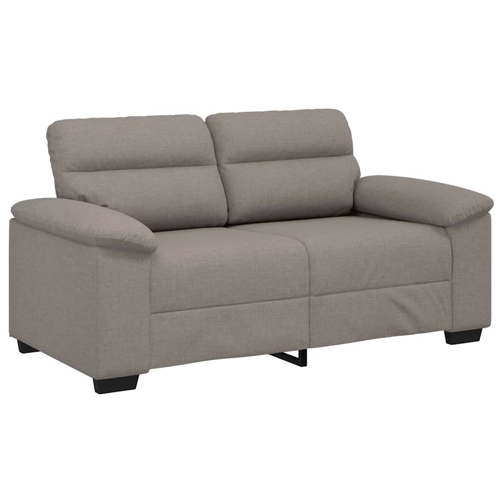 2-Sitzer-Sofa Taupe 120 cm Stoff