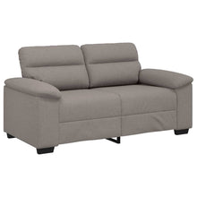 2-Sitzer-Sofa Taupe 120 cm Stoff