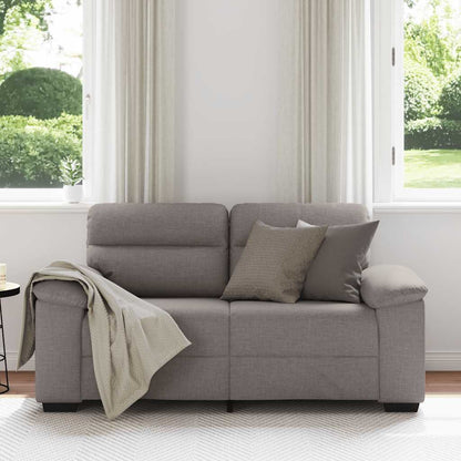 2-Sitzer-Sofa Taupe 120 cm Stoff