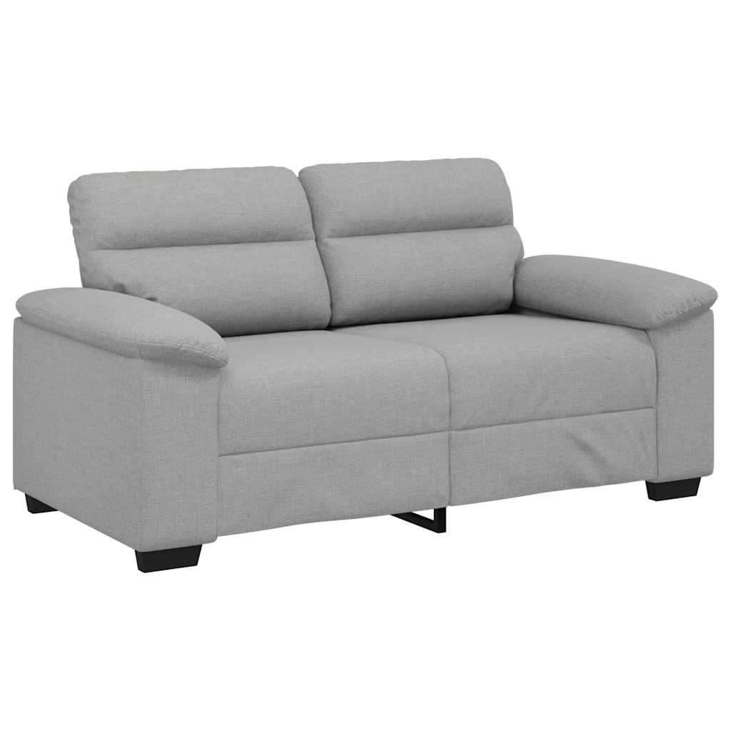 2-Sitzer-Sofa Wolkengrau 120 cm Stoff
