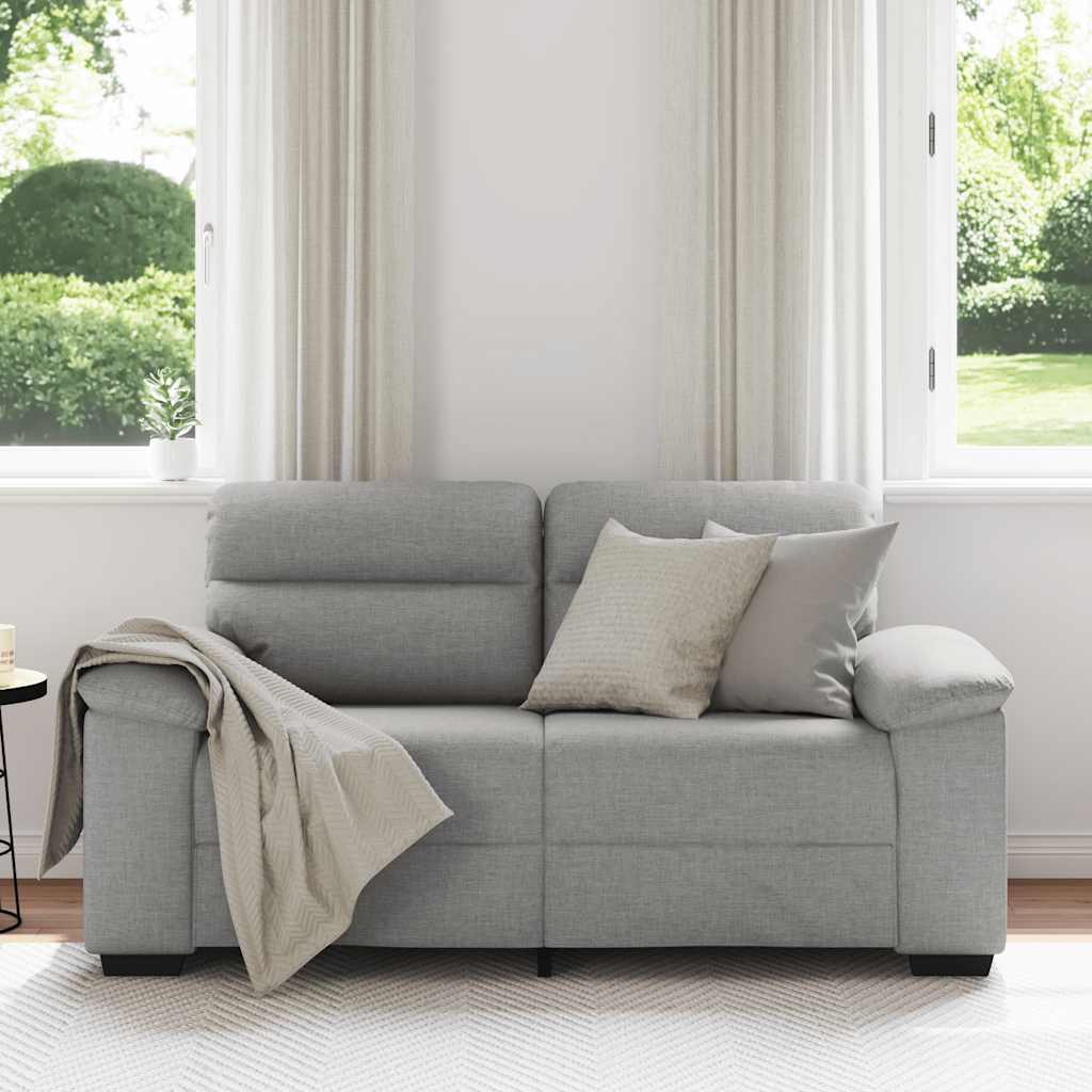 2-Sitzer-Sofa Wolkengrau 120 cm Stoff