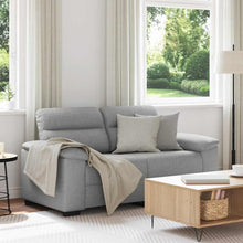 2-Sitzer-Sofa Wolkengrau 120 cm Stoff
