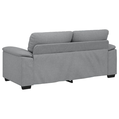 2-Sitzer-Sofa Hellgrau 140 cm Stoff