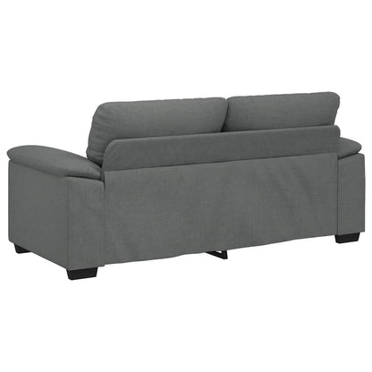 2-Sitzer-Sofa Dunkelgrau 140 cm Stoff
