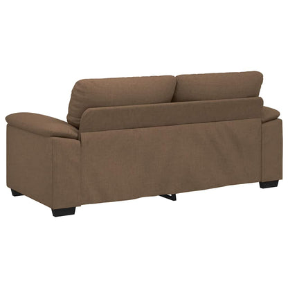 2-Sitzer-Sofa Braun 140 cm Stoff