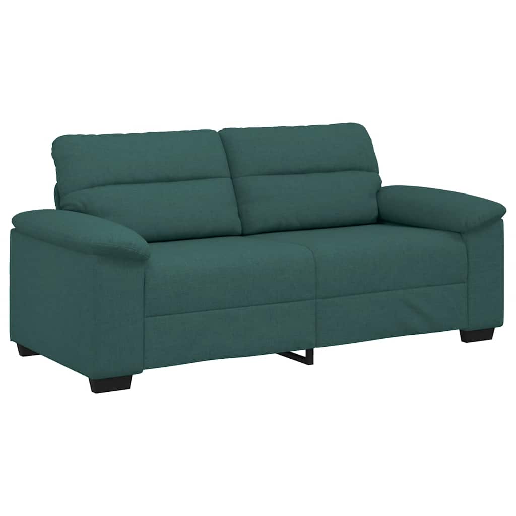 2-Sitzer-Sofa Dunkelgrün 140 cm Stoff