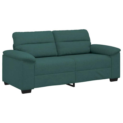 2-Sitzer-Sofa Dunkelgrün 140 cm Stoff