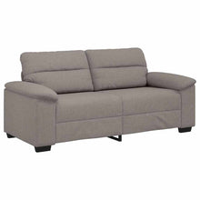 2-Sitzer-Sofa Taupe 140 cm Stoff