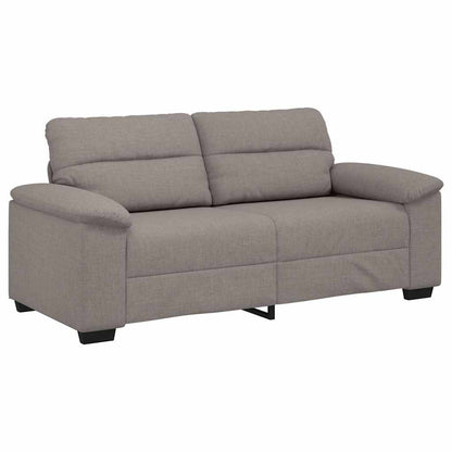 2-Sitzer-Sofa Taupe 140 cm Stoff