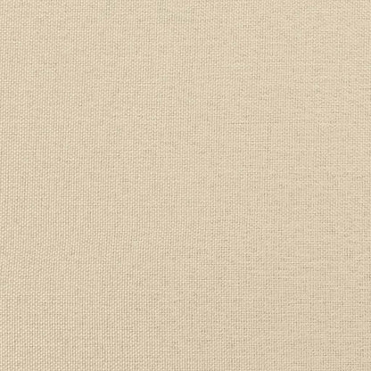 2-Sitzer-Sofa Creme 140 cm Stoff