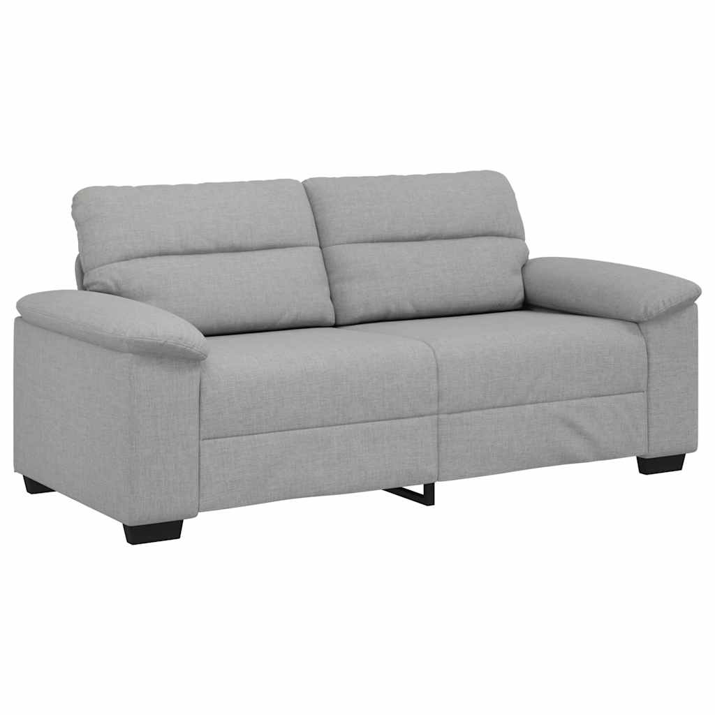 2-Sitzer-Sofa Wolkengrau 140 cm Stoff