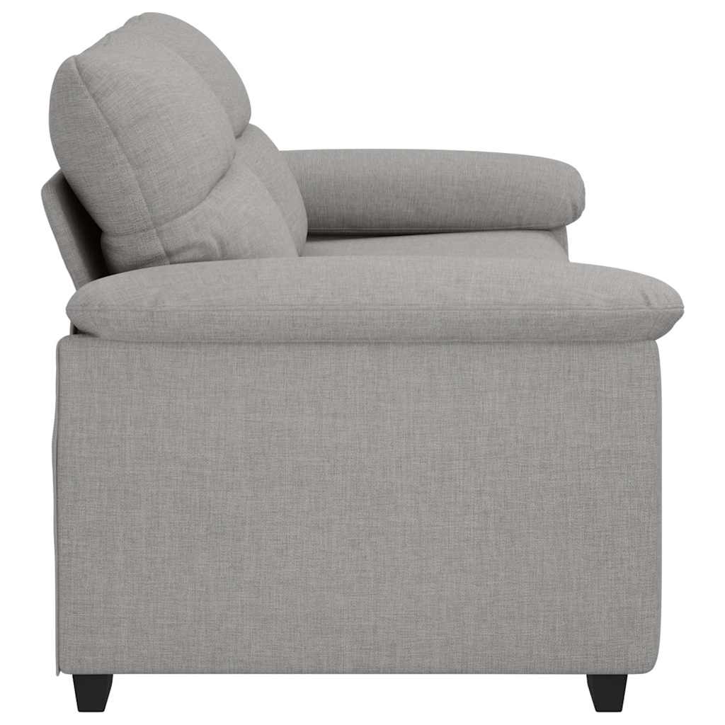 2-Sitzer-Sofa Wolkengrau 140 cm Stoff
