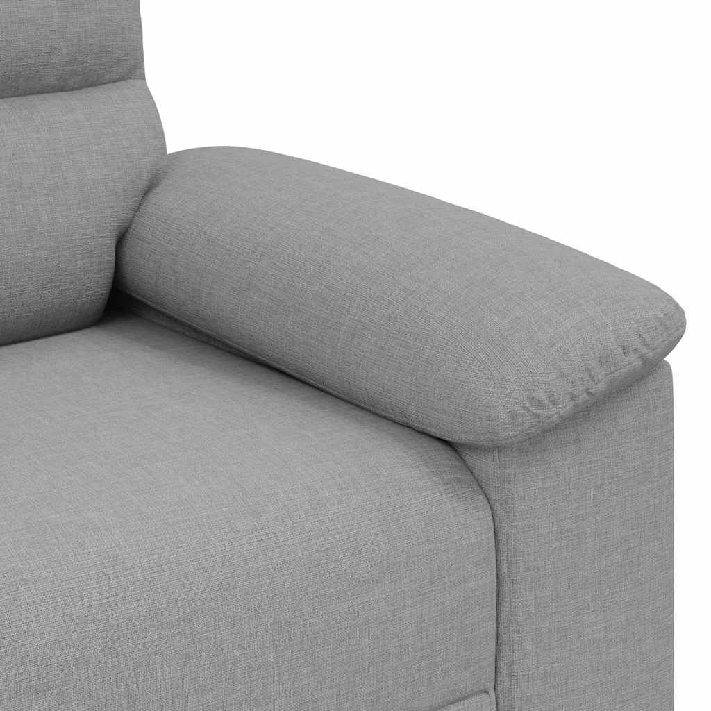 2-Sitzer-Sofa Wolkengrau 140 cm Stoff