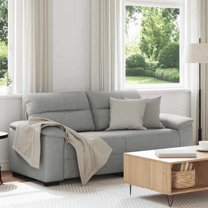 2-Sitzer-Sofa Wolkengrau 140 cm Stoff
