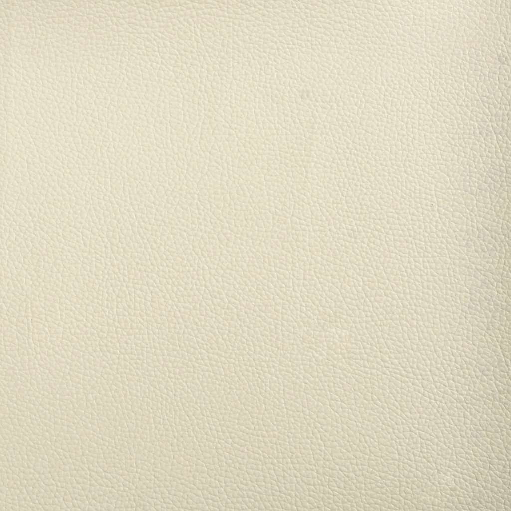 2-Sitzer-Sofa Creme 120 cm Kunstleder