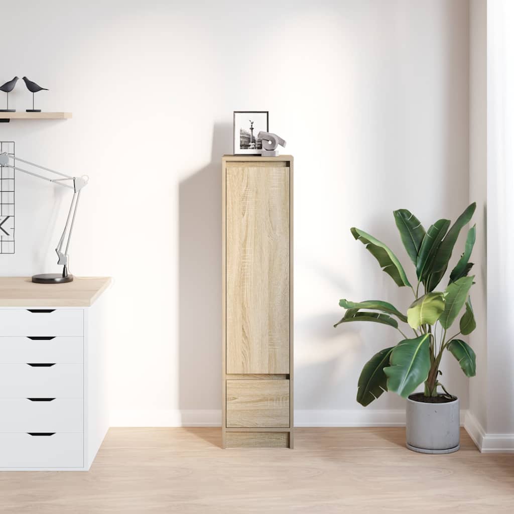 Highboard Sonoma-Eiche 29,5x34x119,5 cm Holzwerkstoff
