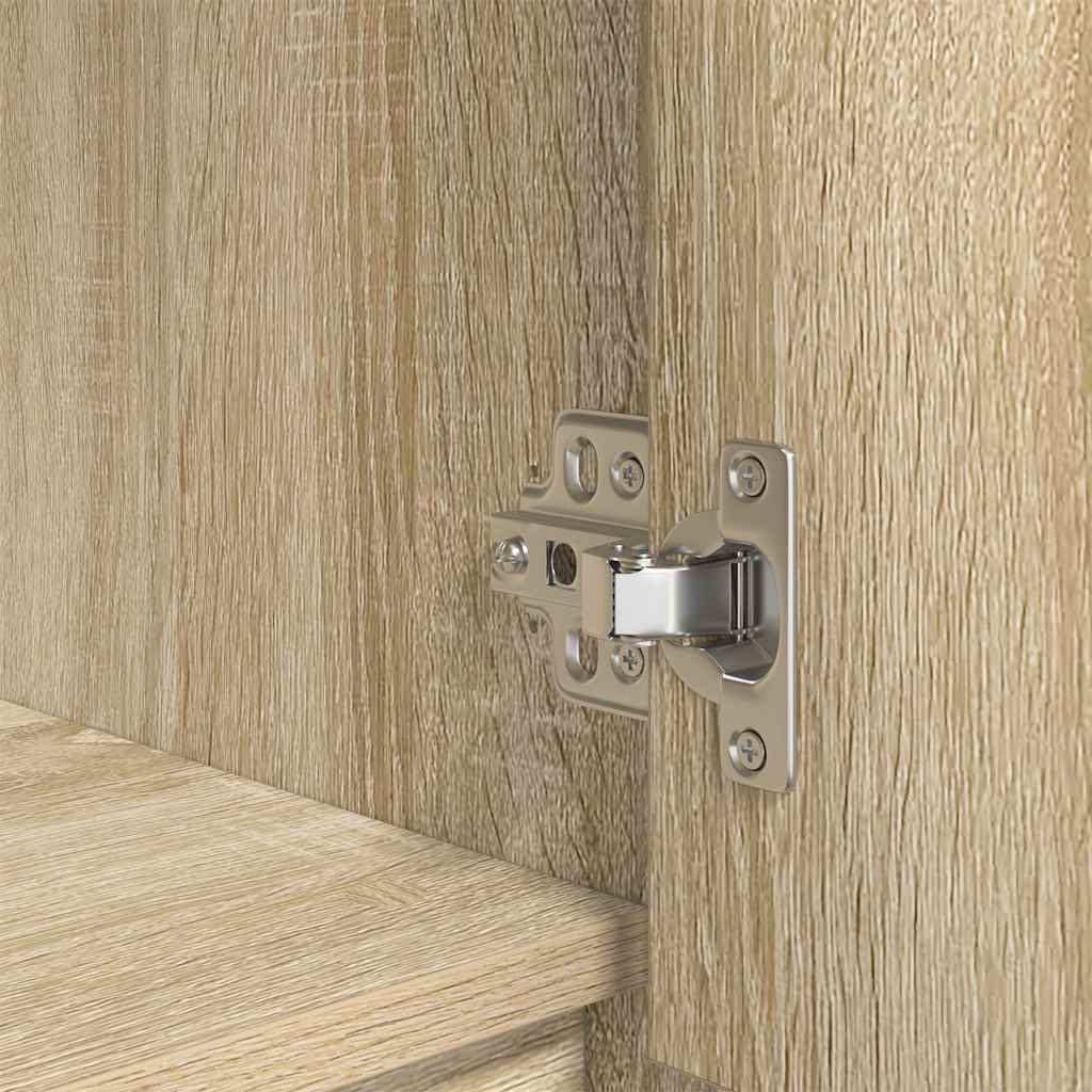 Highboard Sonoma-Eiche 29,5x34x119,5 cm Holzwerkstoff