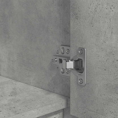 Highboard Betongrau 29,5x34x119,5 cm Holzwerkstoff