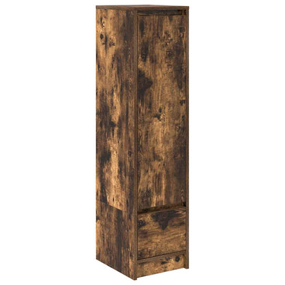 Highboard Räuchereiche 29,5x34x119,5 cm Holzwerkstoff