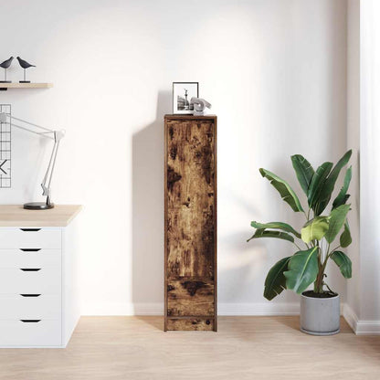 Highboard Räuchereiche 29,5x34x119,5 cm Holzwerkstoff