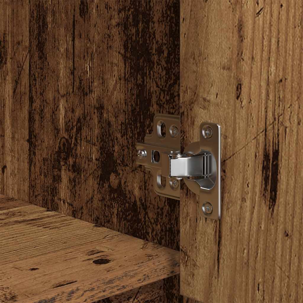 Highboard Altholz-Optik 29,5x34x119,5 cm Holzwerkstoff