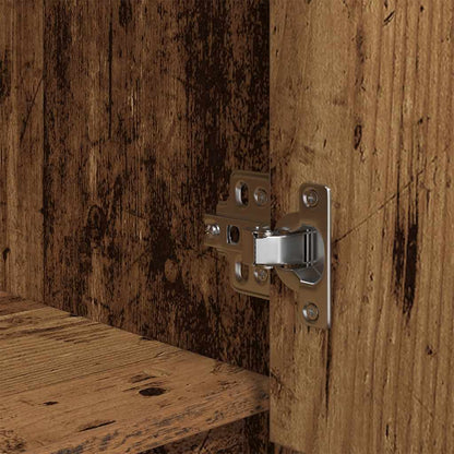 Highboard Altholz-Optik 29,5x34x119,5 cm Holzwerkstoff