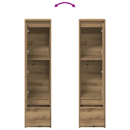 Highboard Artisan-Eiche 29,5x34x119,5 cm Holzwerkstoff