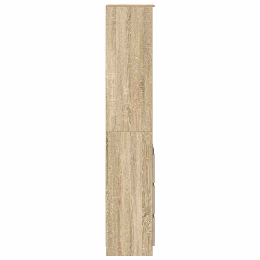 Highboard Sonoma-Eiche 37,5x35x180 cm Holzwerkstoff