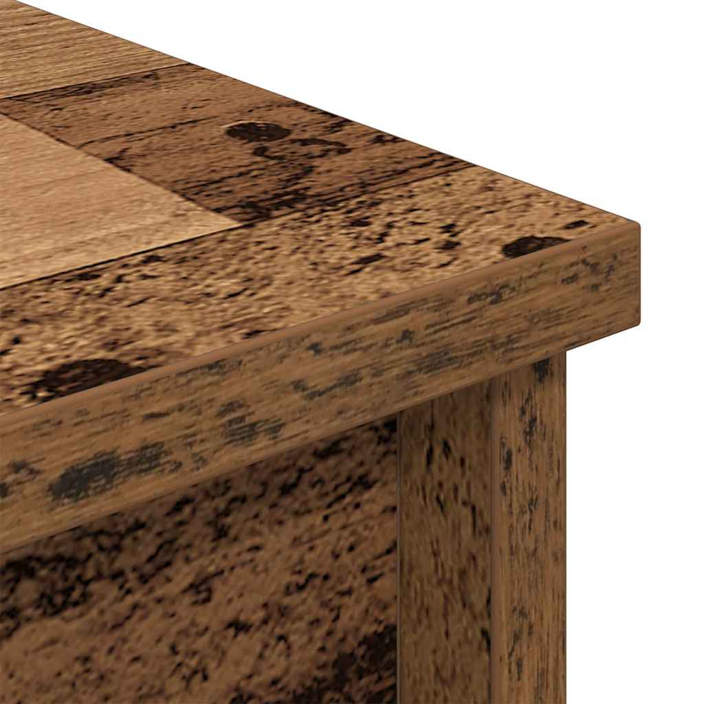 Highboard Altholz-Optik 37,5x35x180 cm Holzwerkstoff